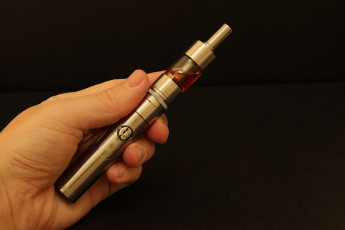 Holding An Electronic Cigarette