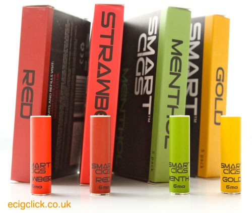 Smartcigs Cartomiser Flavours