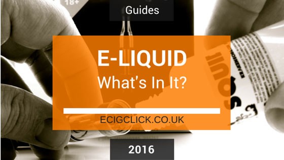 What's Really in Your E-liquid? | Ingredients & Myths With Vape Juice What's Really in Your E-liquid? | Ingredients & Myths With Vape Juice