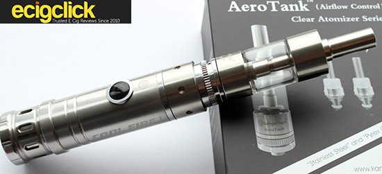 Kanger Aerotank on top of the Innokin Cool Fire 1