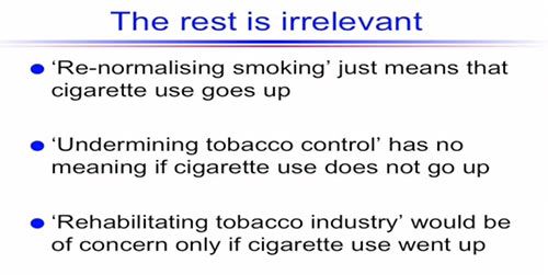 re normalising smoking