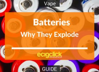 Why do e cig batteries explode