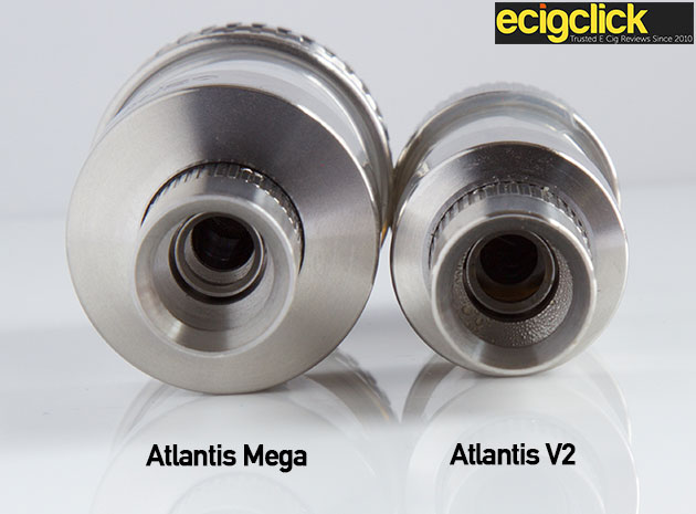 Atlantis Mega and V2 size comparison