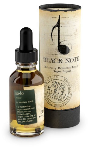 Best Menthol Flavoured E-liquids - Solo E-Liquid from Black Note