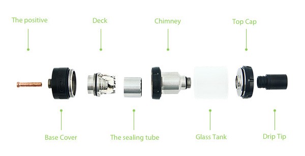 Parts of the billow v2 nano