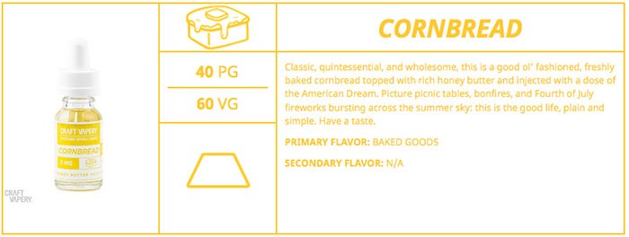 craft vapery cornbread review