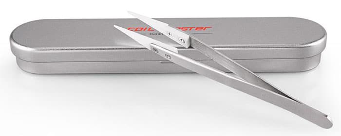 Coil Master Ceramic Tweezers - Silver - Coil Master