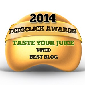 tasteyourjuice.com - Voted Best e cig blog 2014