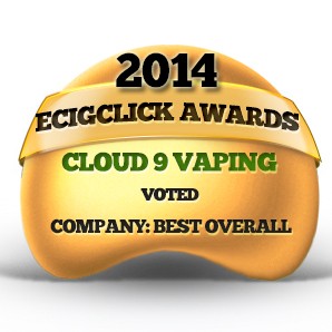 Cloud 9 vaping voted best company