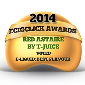 Red Astaire voted best e-liquid flavour 2014