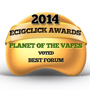 Planet of the Vapes: Voted forum of the year 2014