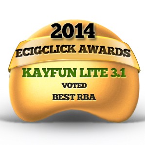 Kayfun Lite 3.1; Voted best RBA