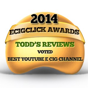 Todds Reviews: Voted Best Youtube E Cig Channel