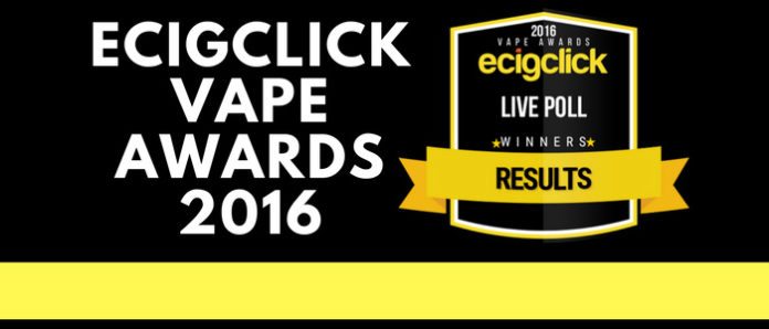 Ecigclick Vape Awards 2016 results