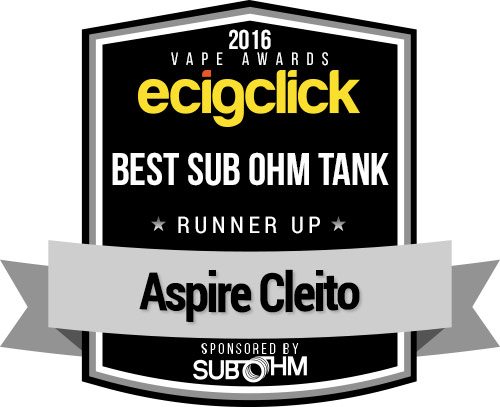 Ecigclick Awards Aspire Cleito Runner Up Best Tank