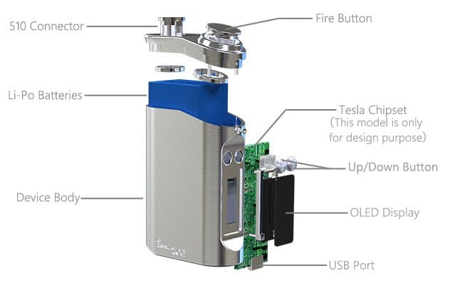 tesla nano li-po battery