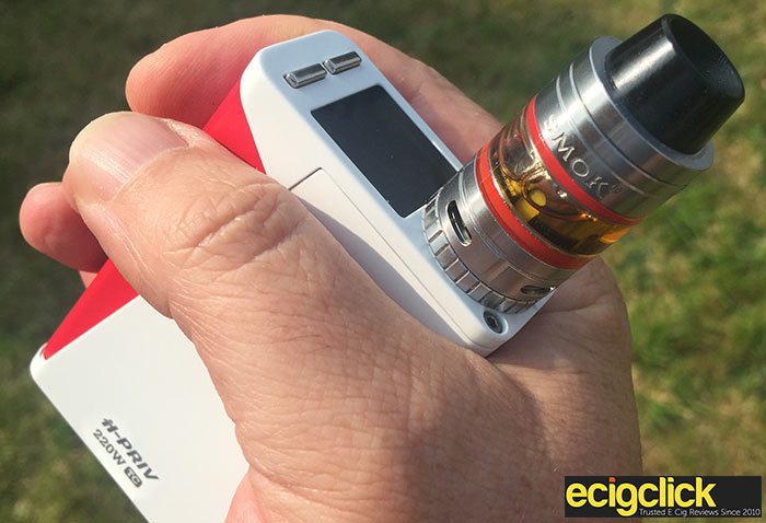 SMOK H-PRIV 220W TC TFV4 MICRO KIT in Weiss / E-Zigarette