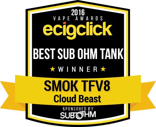 SMOK TFV8 - Winner best Sub Ohm Tank 2016