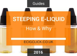 Guide To Steeping Eliquid and E Juice