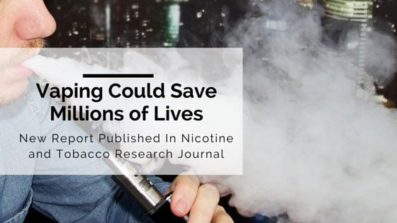Vaping Could Save Millions of Lives