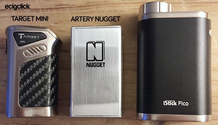 Vaporesso target mini Vs artery nugget Vs eleaf pico