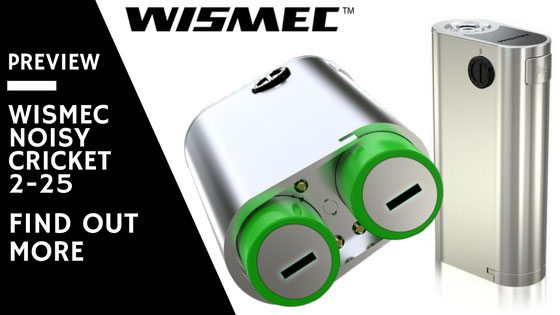 elfbar nachfüll pod läuft aus WISMEC Noisy Cricket II D25 - Silver main image 1