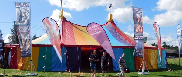 rainbow vape tent