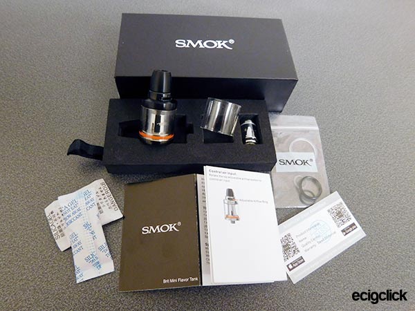 SMOK Brit Mini Tank Contents