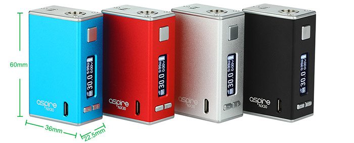 aspire x30 box mod colours