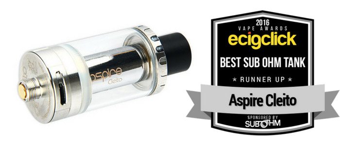 Aspire Cleito - Best Sub Ohm Tank Runner Up