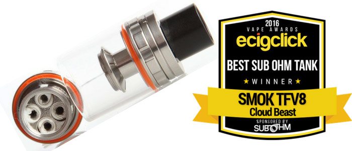 Best Sub Ohm Tank - Award Winner SMOK TFV8