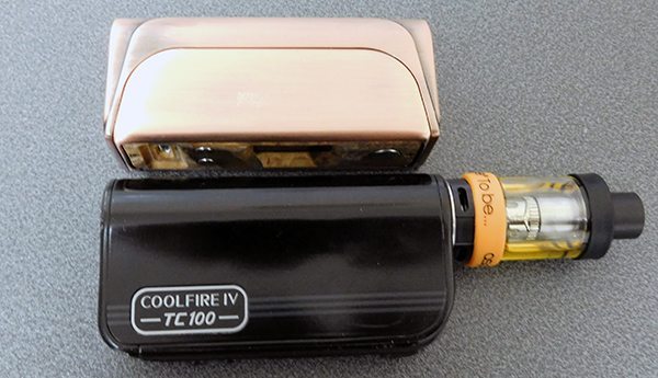 same size as coolfire iv tc 100