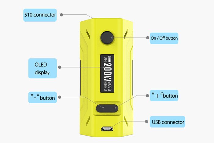 Smoant Battlestar vape mod