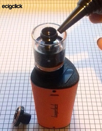 How to fill the kanger K Kiss sub ohm tank