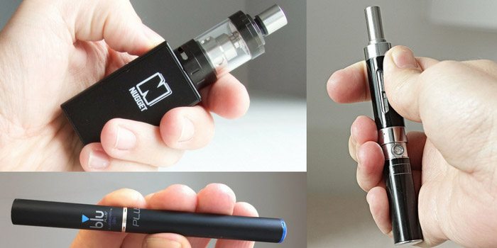 Various e cig types