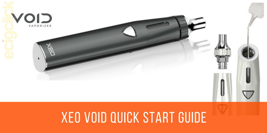 Black XEO VOID Vaporizer Starter Kit