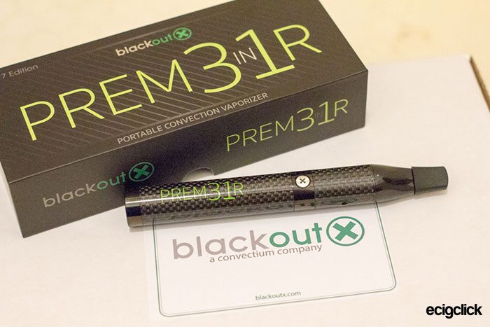 Blackout X Prem3in1 vaporizer