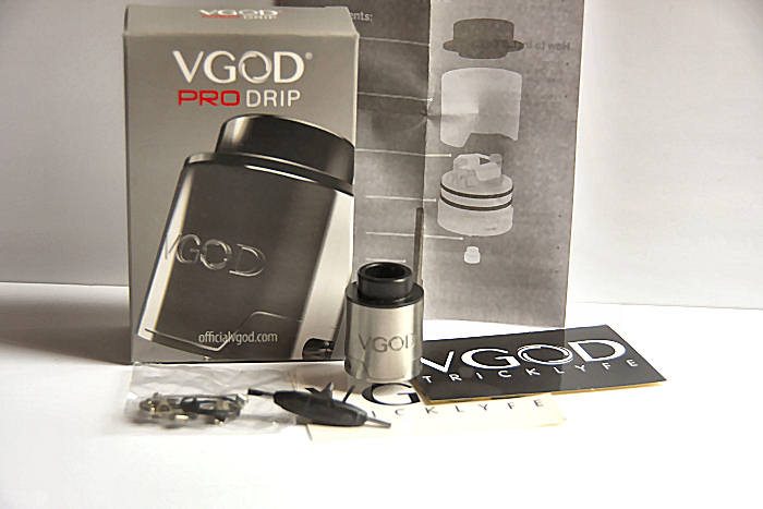 Vgod Pro Drip RDA packaging