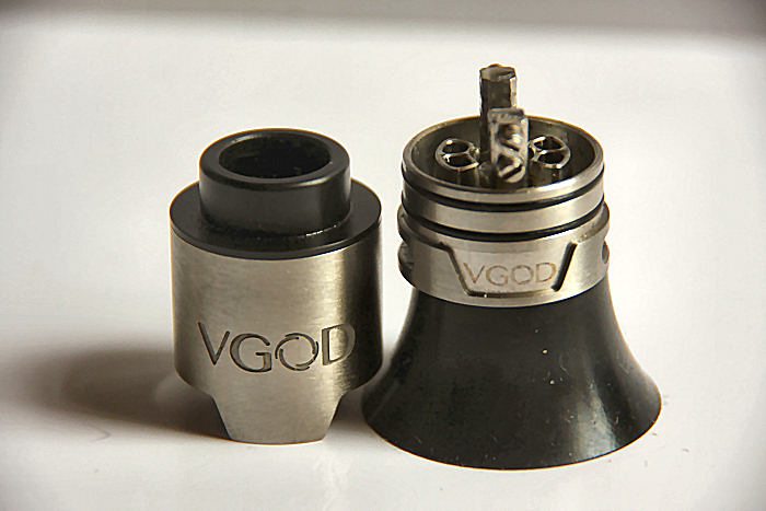 Vgod Pro Drip RDA cap and base