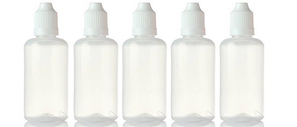 empty eliquid bottles