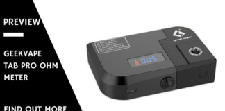 GeekVape Tab Pro Ohm Meter