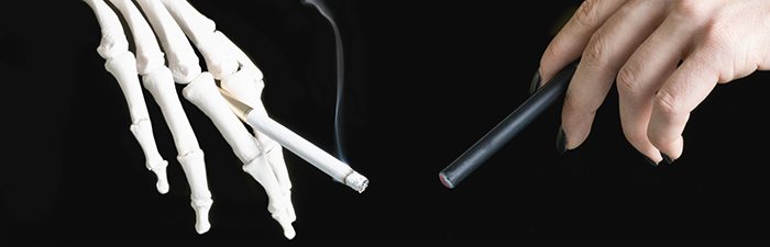 E-Cigarette vs cigarette