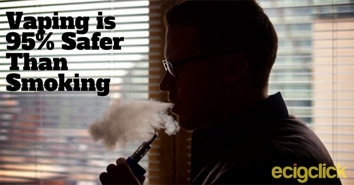 vaping is 95% safer than smoking