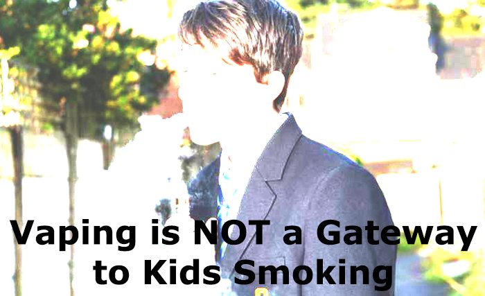 Vaping gateway to smoking for kids?