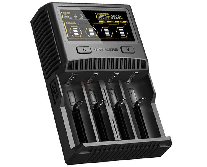 nitecore sc4 charger display