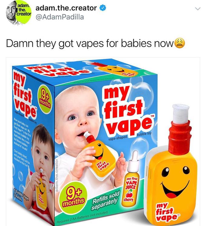 The Truth Behind That Controversial My First Vape Baby Toy Interview With The Creator Ecigclick