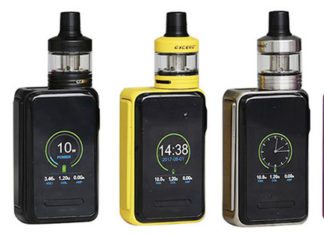 Colour options for the Cuboid Lite kit by Joyetech