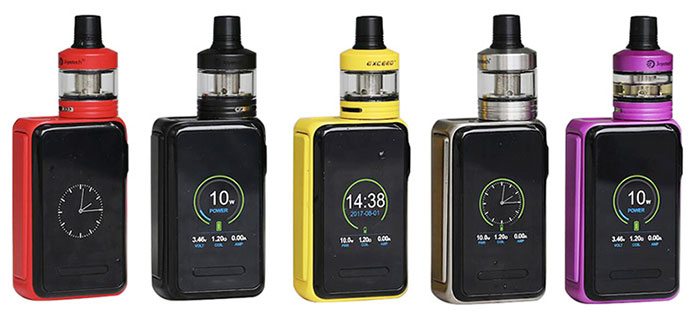 Colour options for the Cuboid Lite kit by Joyetech