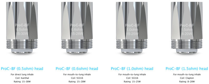 Joyetech ProC-BF coil head range
