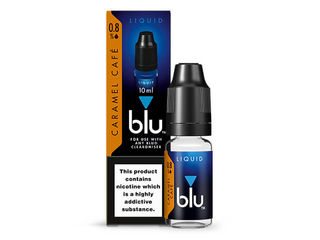 blu e juice Caramel Cafe